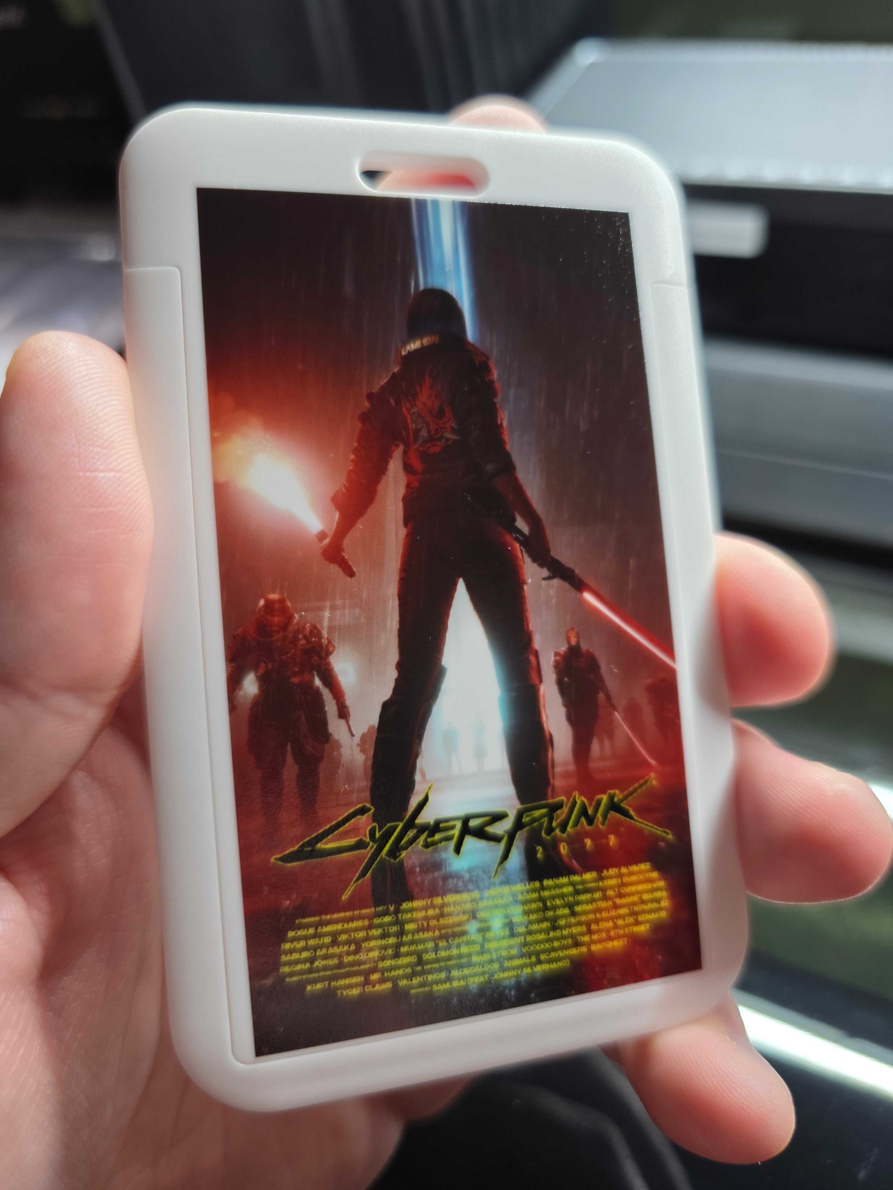 Black Custom Badge Holder