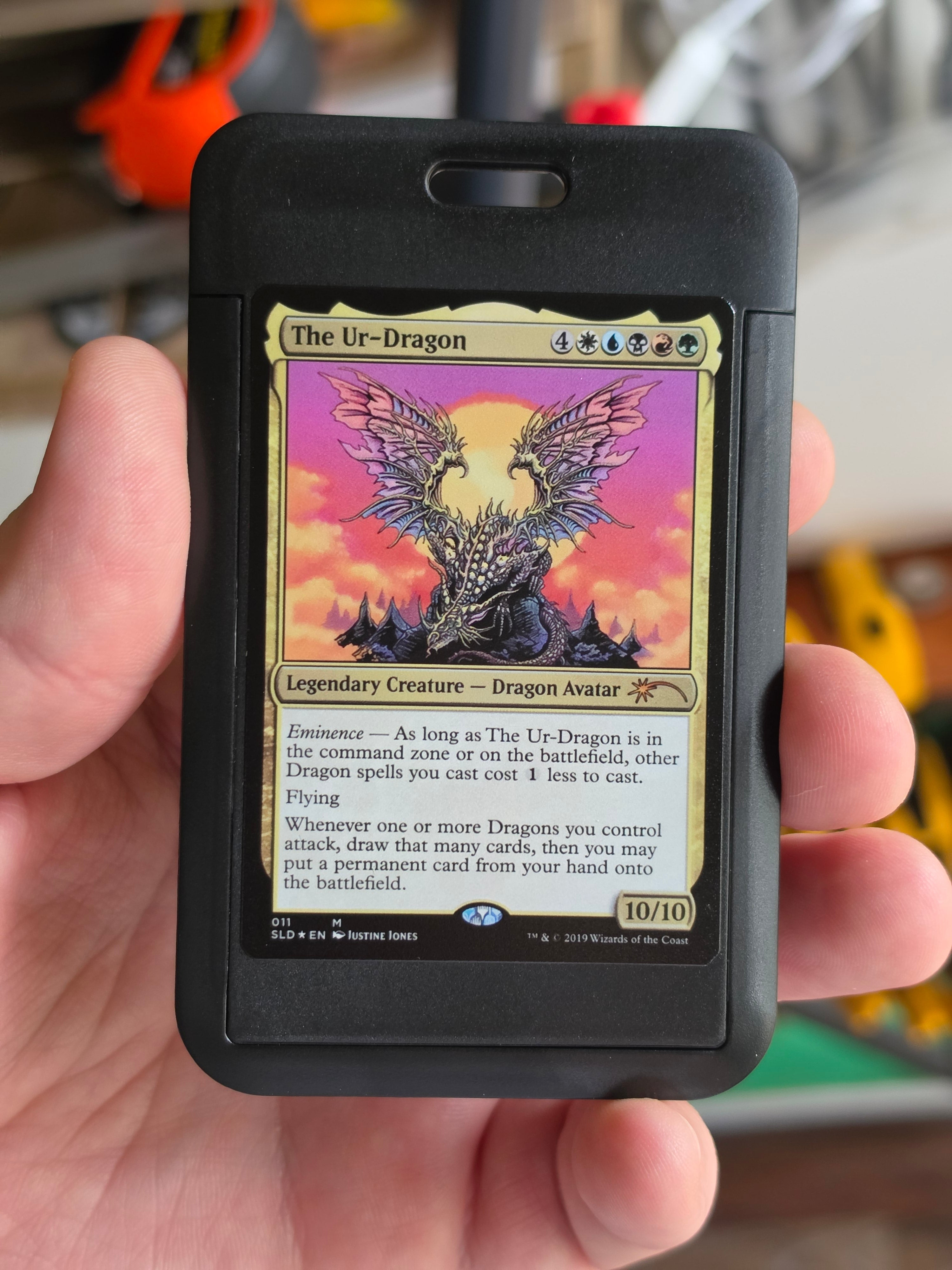 Black Custom Badge Holder