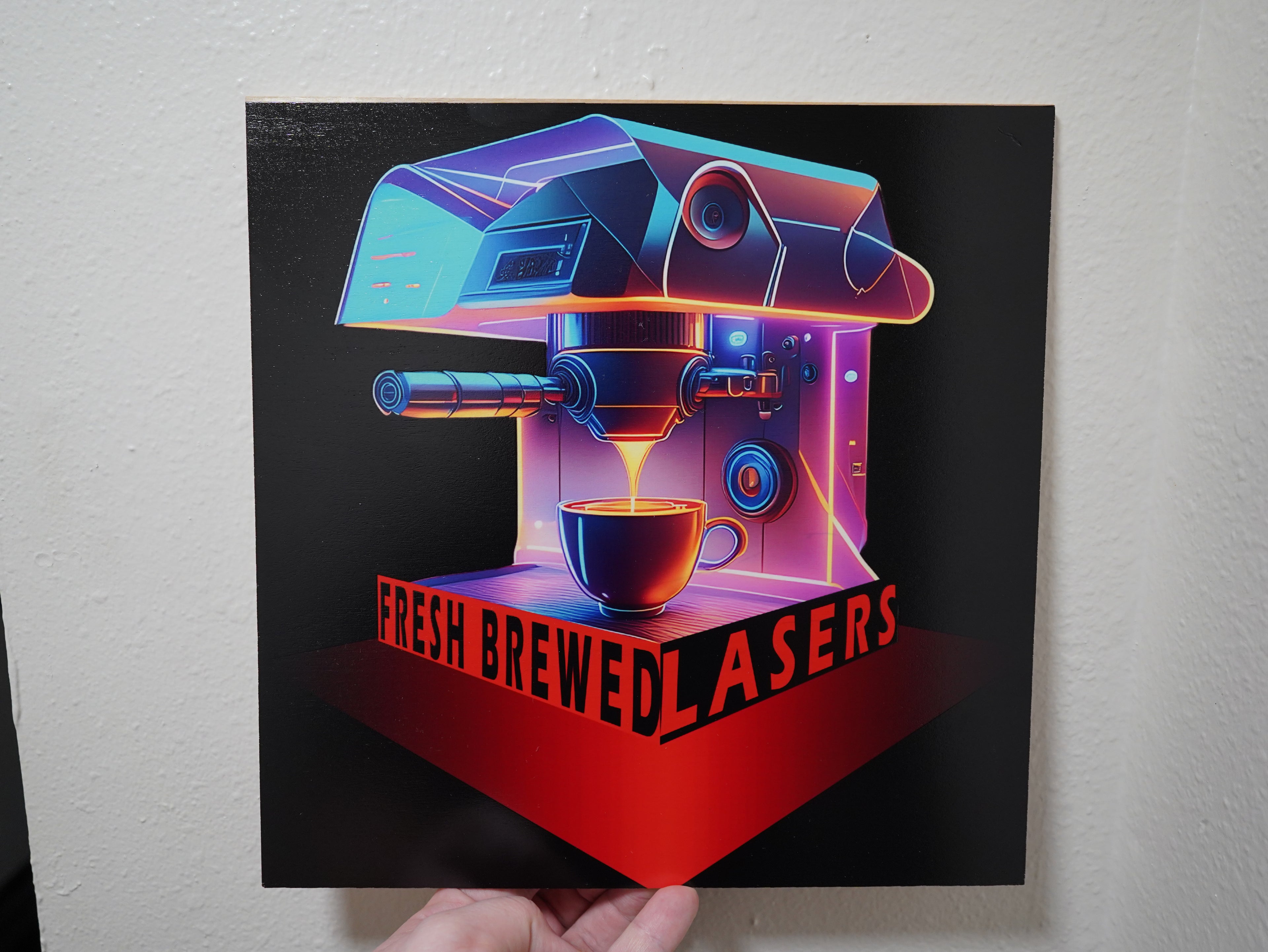 Custom Wood Portrait 12x12