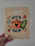 Kitchen Rules Cutting Board Decoration