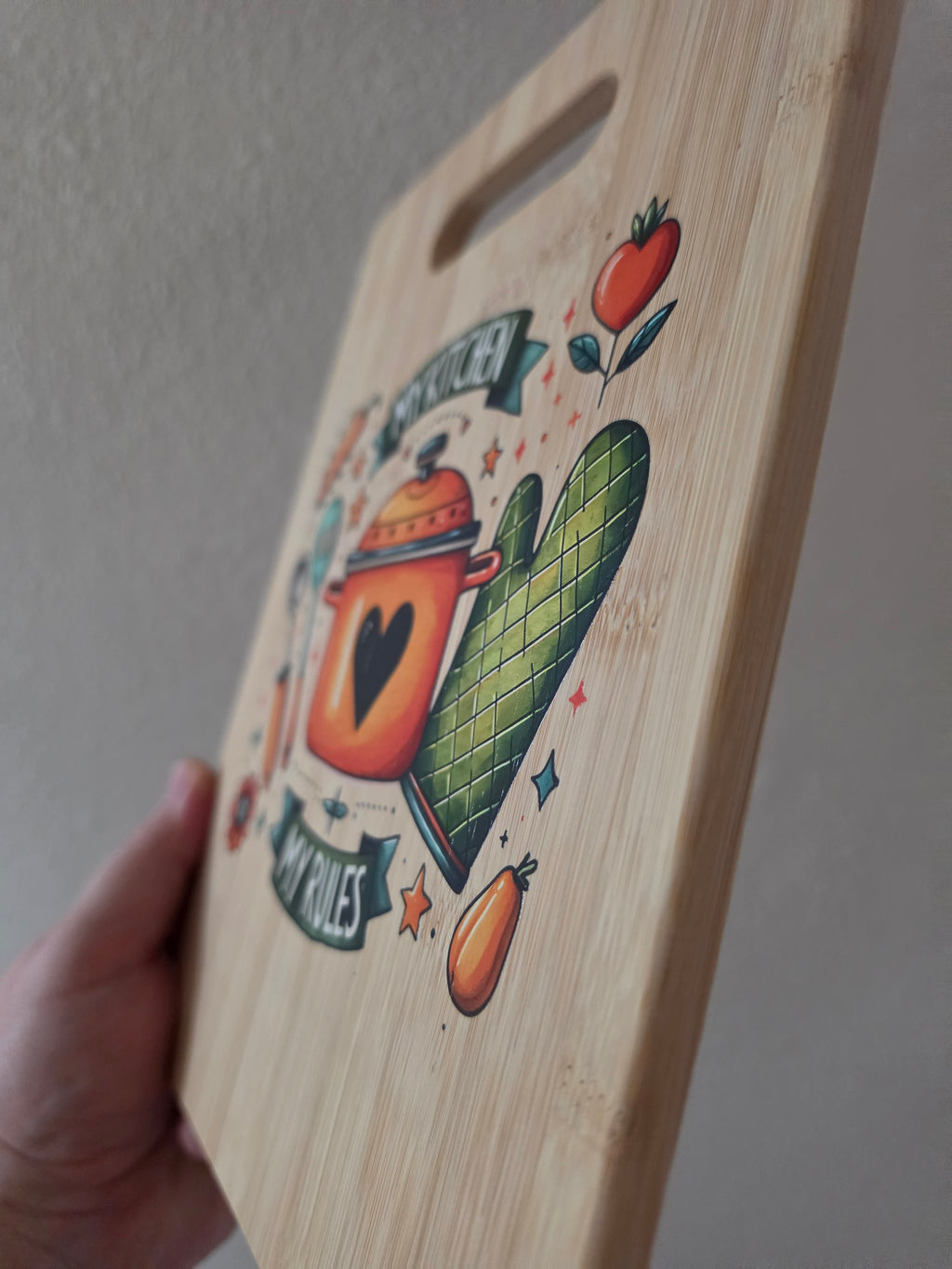 Kitchen Rules Cutting Board Decoration
